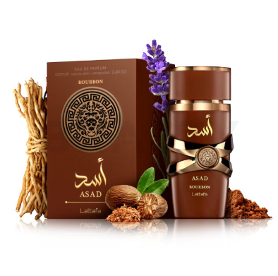 Asad Bourbon de Lattafa – Eau de Parfum 100 ml